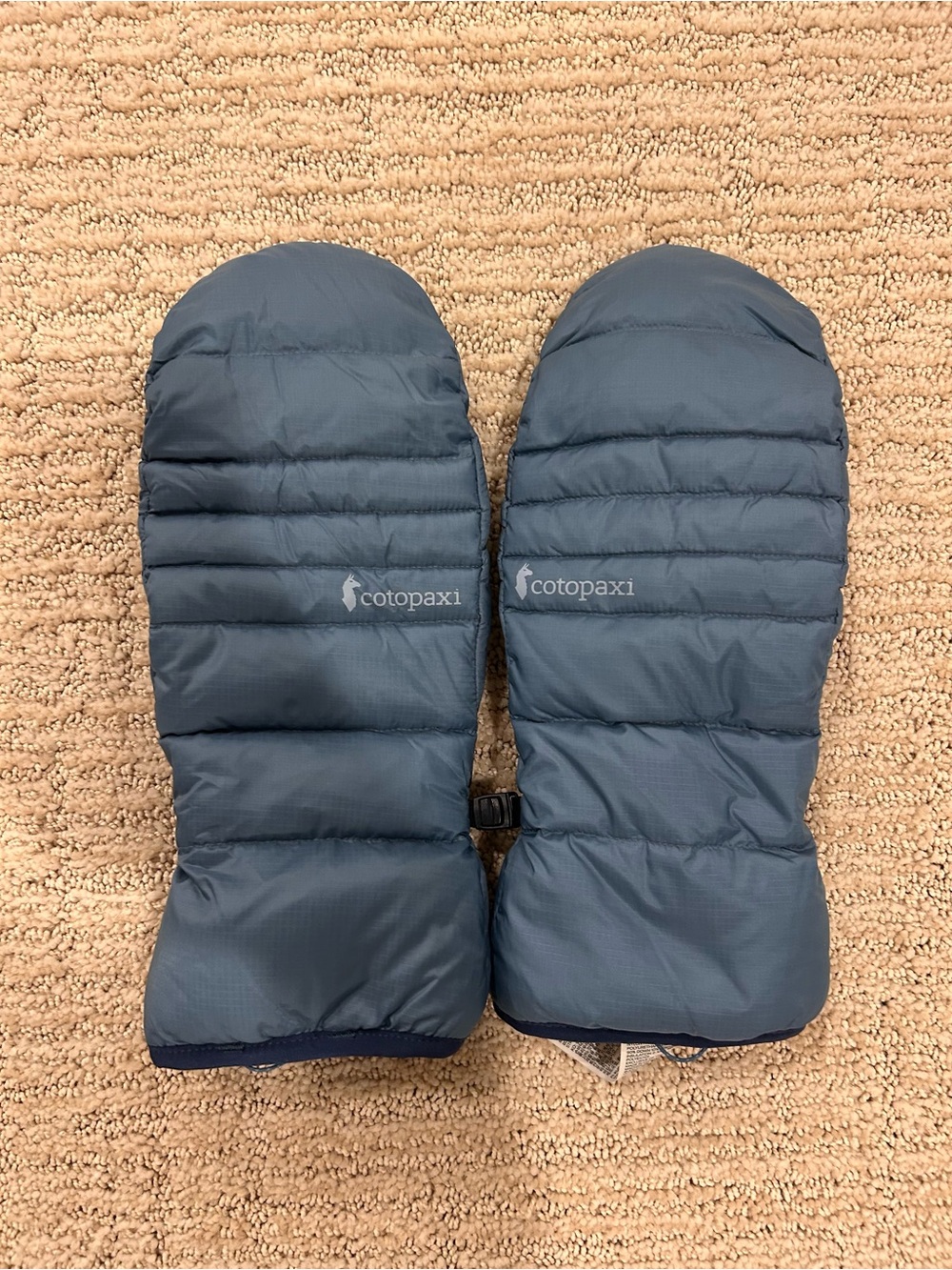 New Cotopaxi Down Mittens Blue